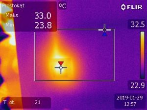 badania termowizyjne - ADM Technologies wlacznik